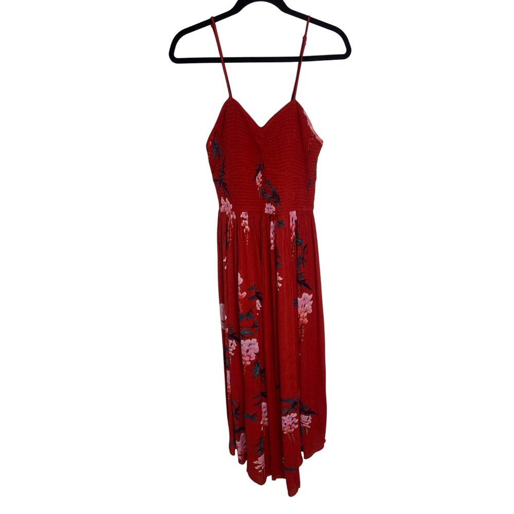 NWT Free People Beau Smocked Printed Slip Midi Dress-sz Medium - Picture 4 of 12